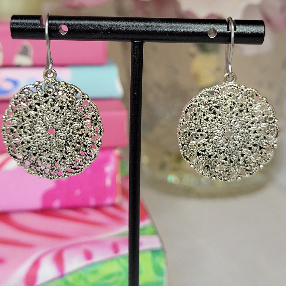 Silver Filigree Earrings